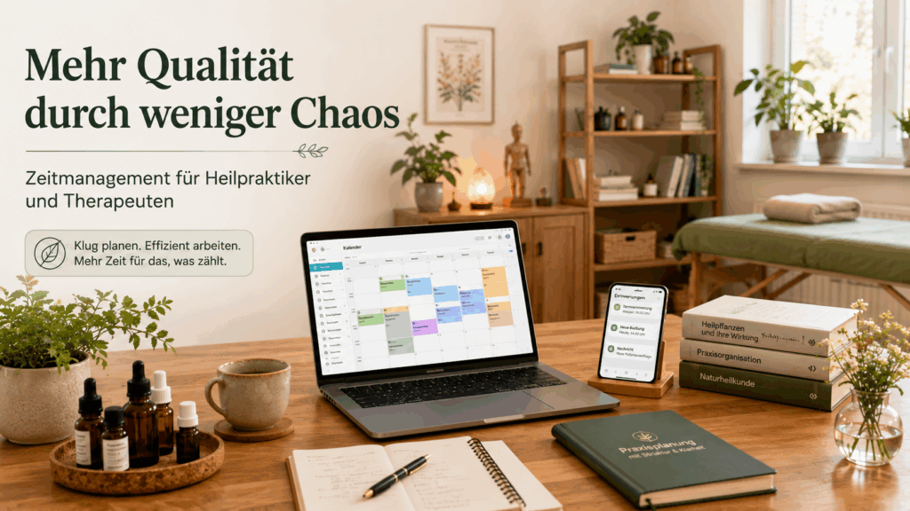 Zeitmanagement Heilpraktiker – Praxisalltag effizient gestalten